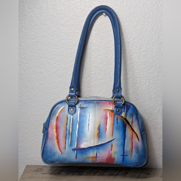 Anuschka Hand Painted Leather Bag - Picture 3 of 16
